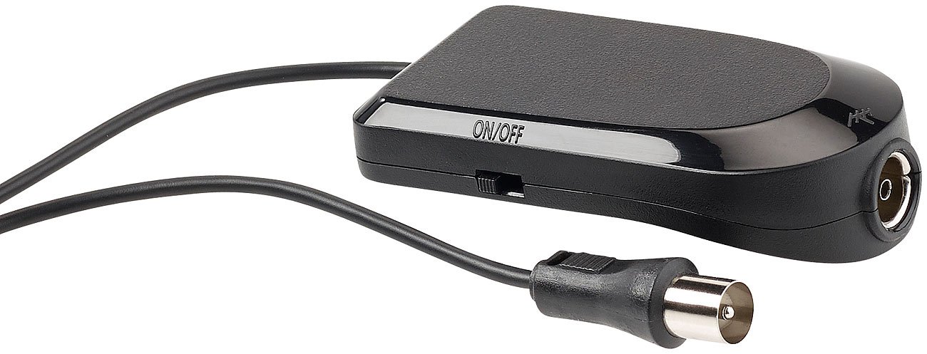 Antenne TNT/TNT2 active pour réception Full HD
