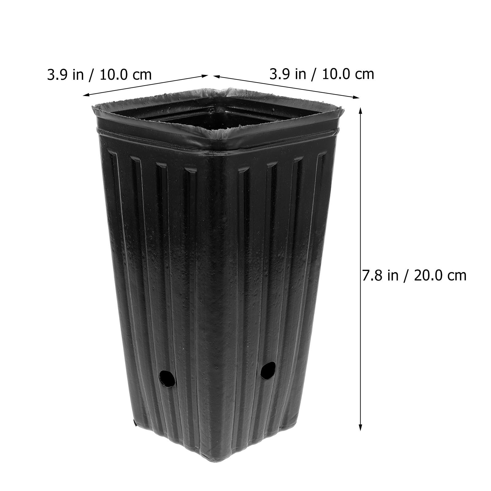 MAGICLULU Macetas Altas para Vivero de Plantas Protección de Raíces y Diseño Multipropósito, 30 Piezas de PP para Cultivo de Flores y Frutas en Jardinería