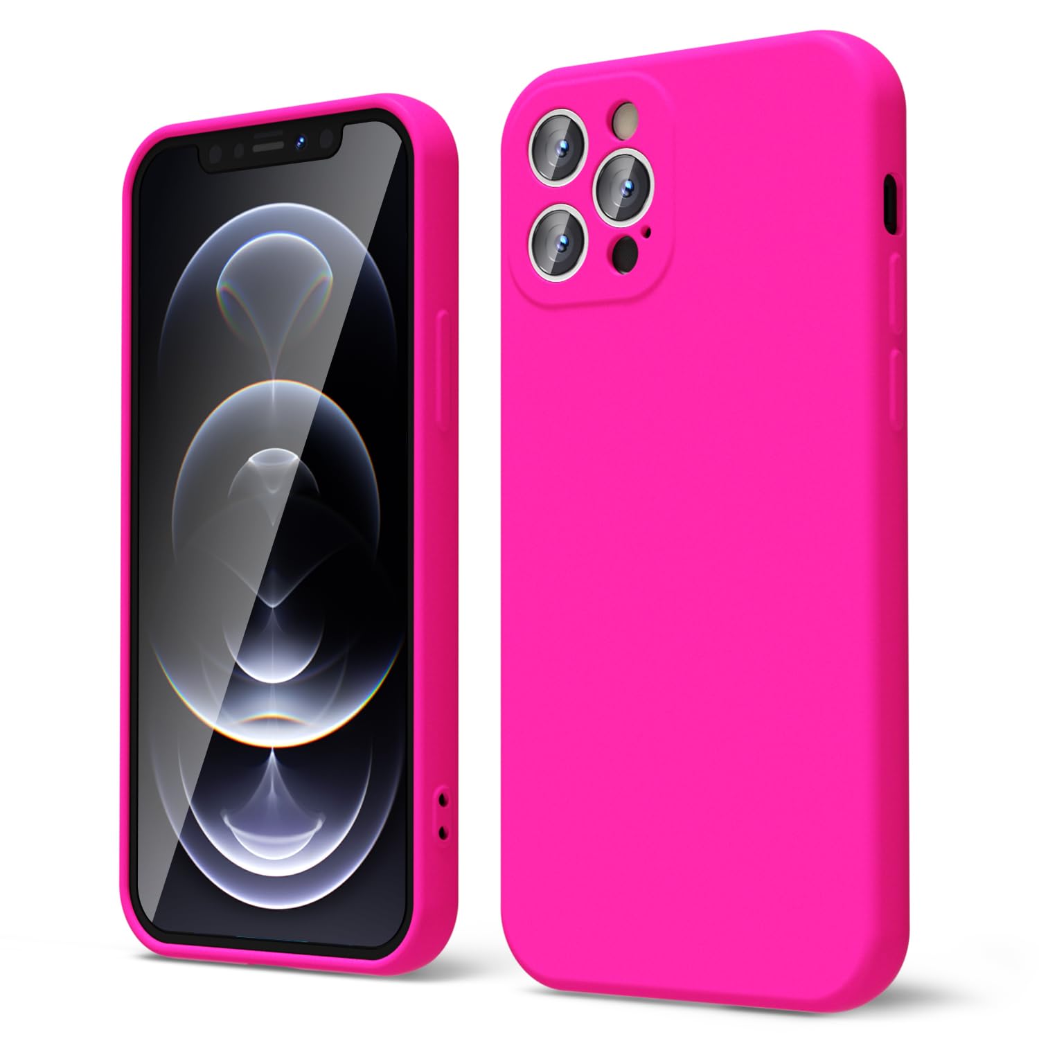 oakxco for iPhone 16 Pro Max Case Liquid Silicone, Soft Rubber Gel Elegant Aesthetic Basic Simple Cover, Cute Thin Slim TPU Matte Solid Color Plain Smooth Case for Women Girl, Light Pink — view 1026