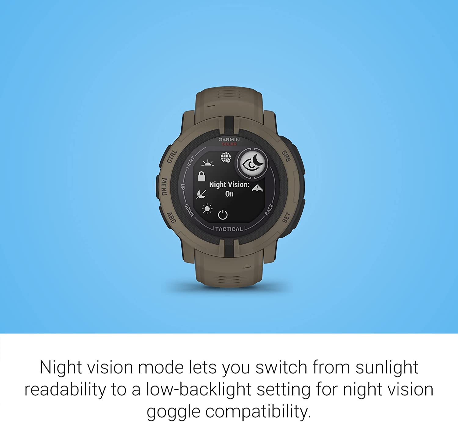 Garmin Instinct 2 Solar Tactical-Edition GPS Smartwatch, Battery