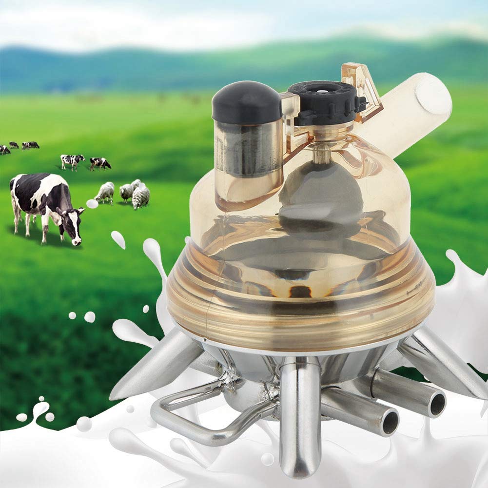 Generic Herramienta de Recolección Duradera de Garra de Ordeño de 160 Cc con Base de Acero Inoxidable para Equipos de Cría de Ovejas y Ganado