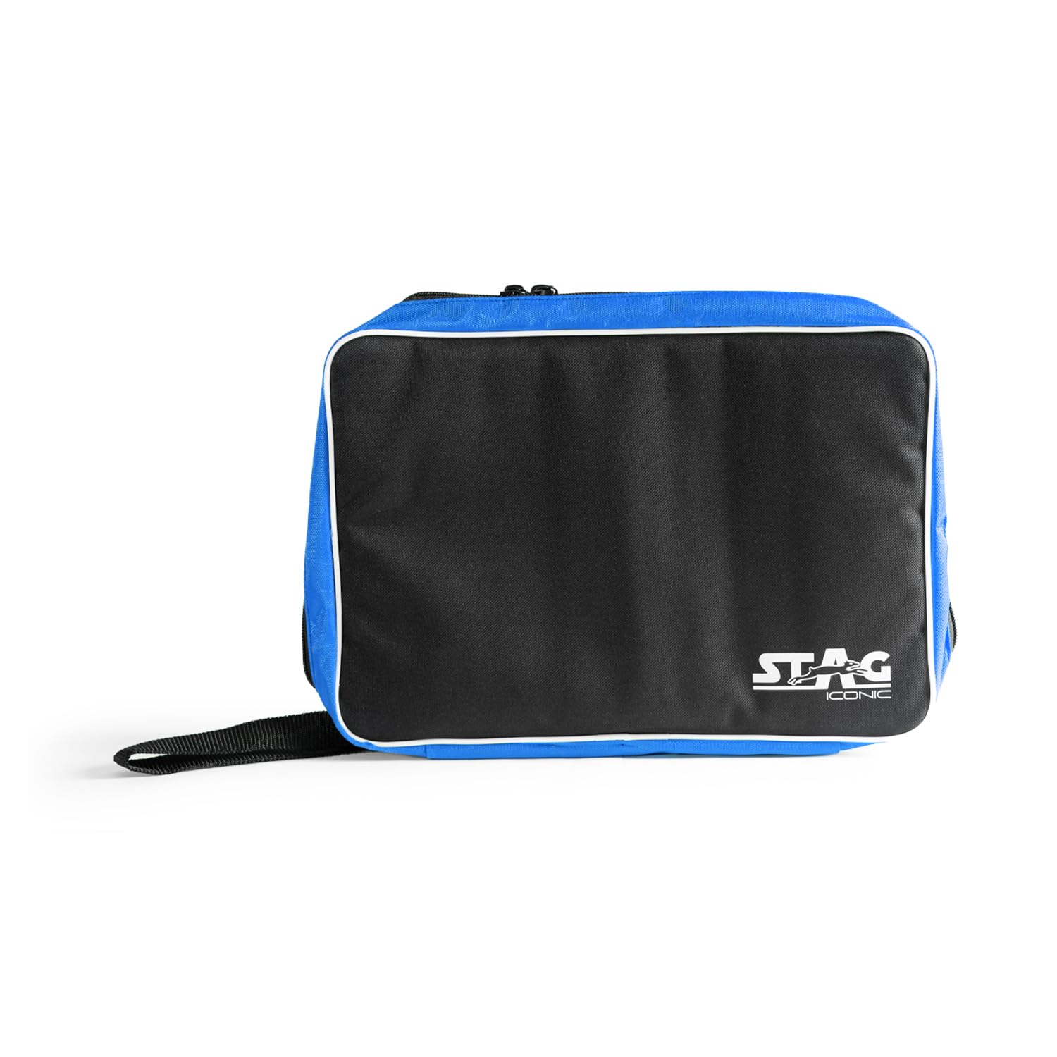 STAG ICONIC Table Tennis Racket Double Chain Deluxe Cover, Ping Pong Paddle Case, Soft Feel Portable Waterproof Table Tennis Material Carrying Case with Pocket for Accessory- Blue-image-34