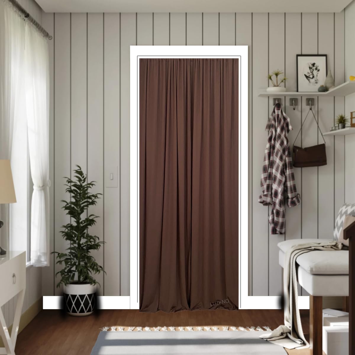 Cortina para Porta Dividir Ambientes Cortina na Porta Sala Quarto ...