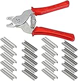 Snap-Ring Pliers, Sausage Clipper + 600 Clips Sausage Clipper Hand Clipper Sausage Clipper Pliers