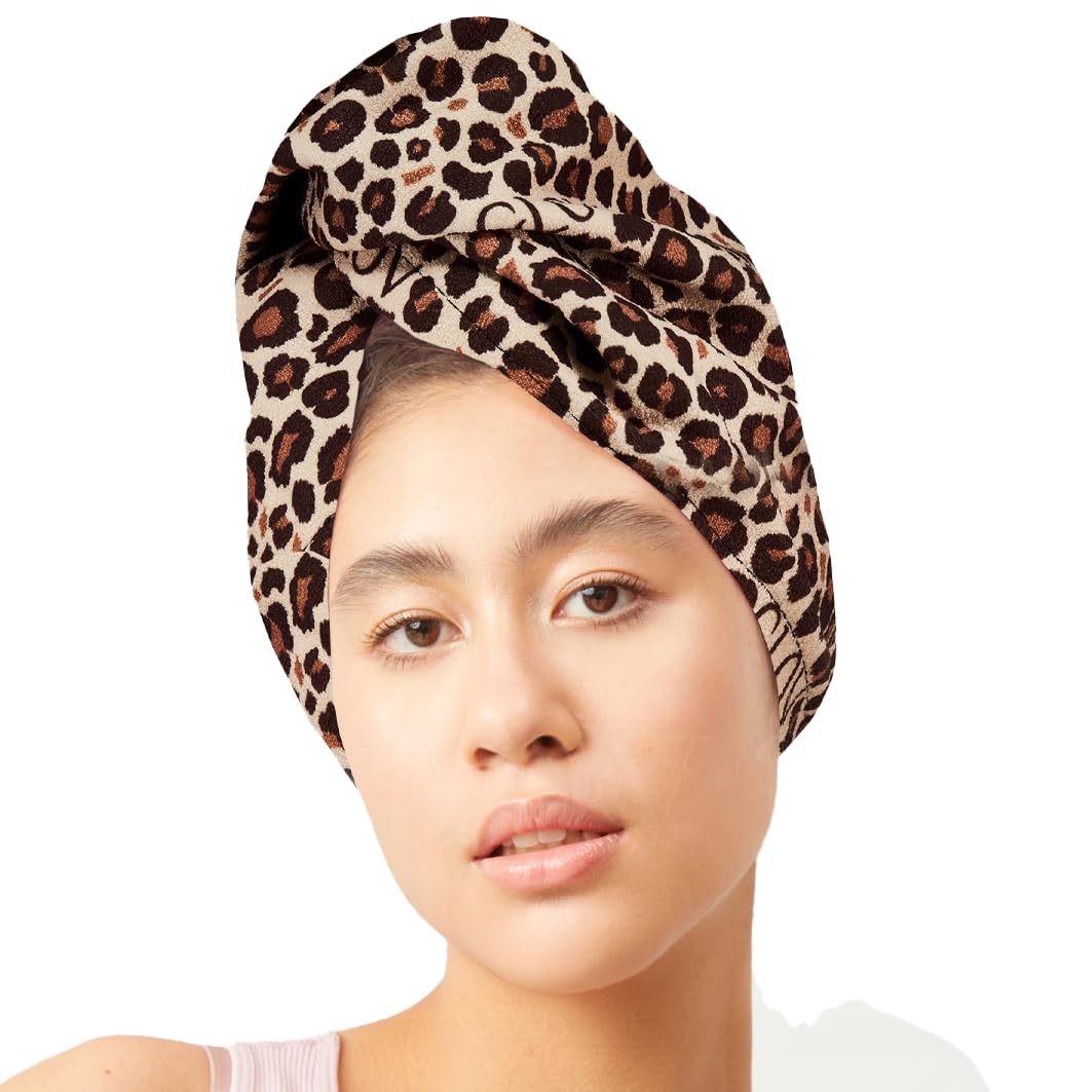Glov Hair Drying Towel Microfibre Hair Towel Wrap for Quick Drying and Frizz Control Lightweight and Absorbent Ideal for All Hair Types Perfect Travel Home Use