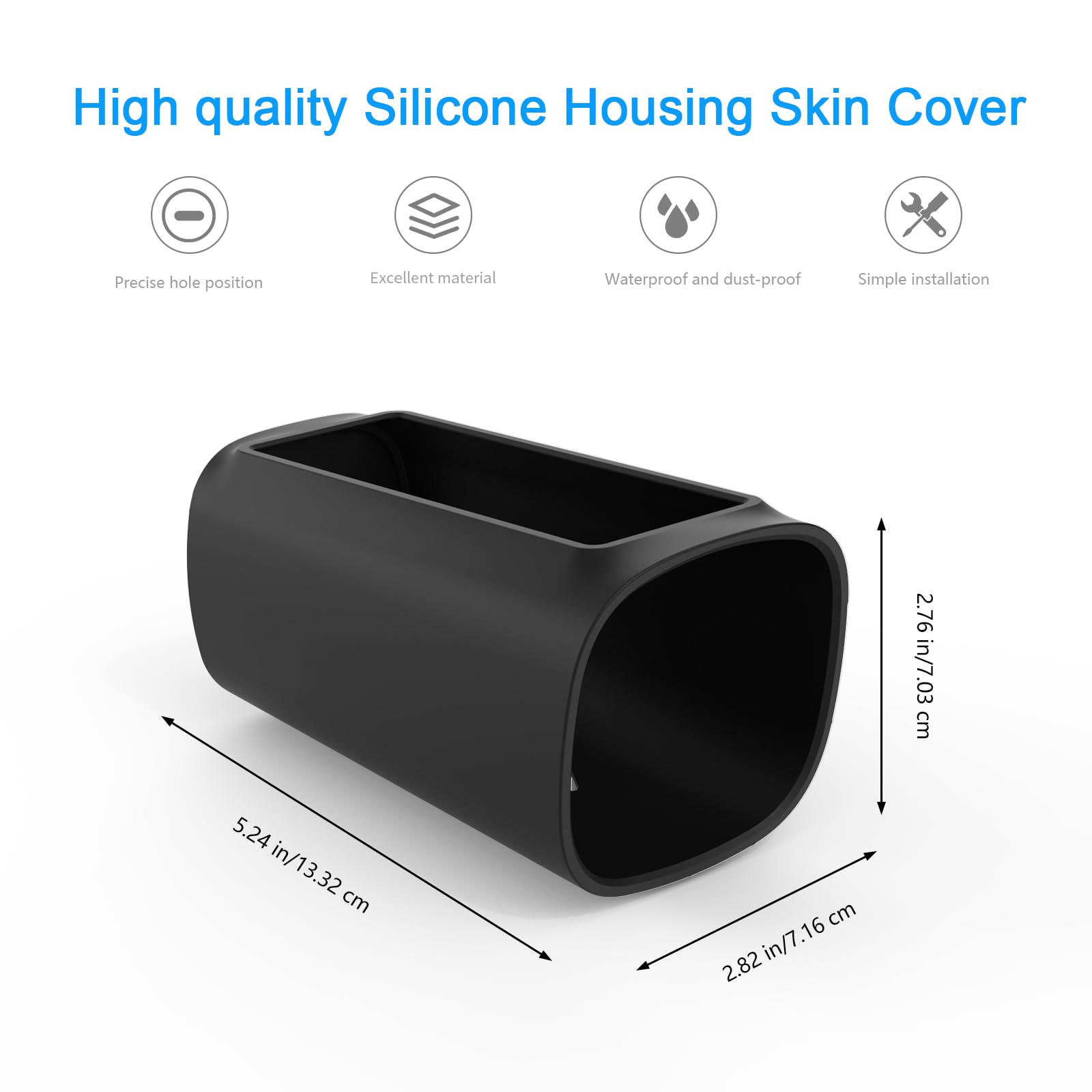 Coque en silicone pour caméra solaire eufyCam E40 - Étanche - En silicone - Pour caméra solaire eufy Security eufyCam E40