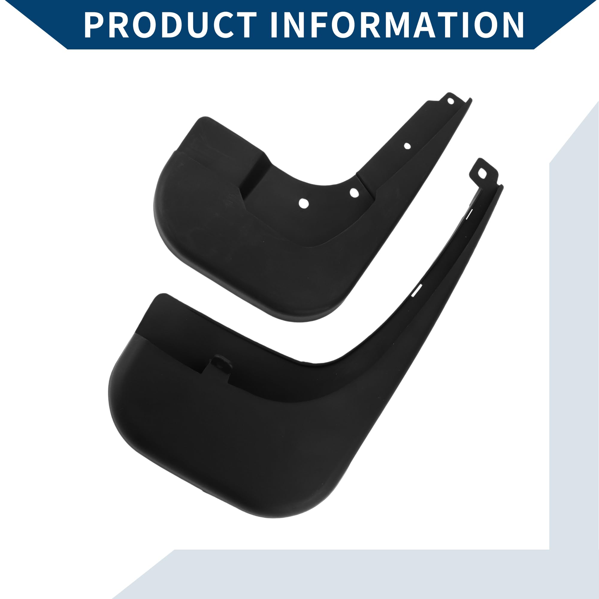 Parafanghi Paraspruzzi con Supporto Accessori per Mercedes-Benz V Class (Edizione sportivo Estesa) 2016-2023 Parafanghi Anteriori e Posteriori 1 Set