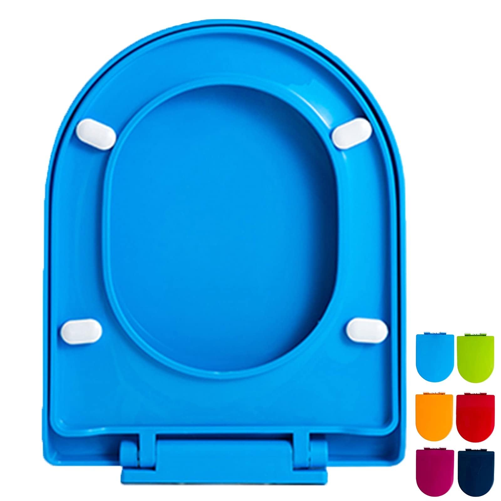 Soft Close Close Close Close Toilet seat, Adjustable, Lightweight, Durable, Portable, User-Friendly, Compact, Shape, Quick, Release