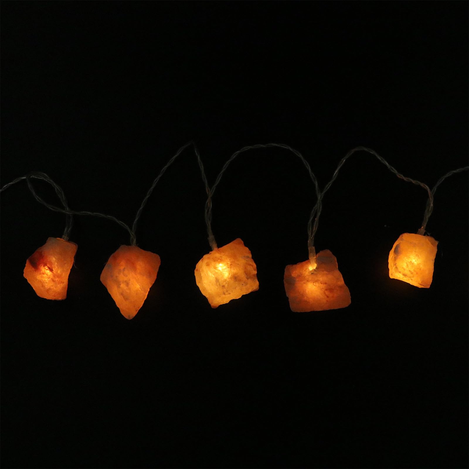 Guirlande lumineuse de sel cristal premium pour éclairage chaleureux et design