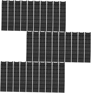 OSALADI Toilet Shims 30pcs Furniture Level Spacers Couch Foot Rest Leveling Shims Plastic Wedges Plastic Leveling Shims Rubber Leveling Shims