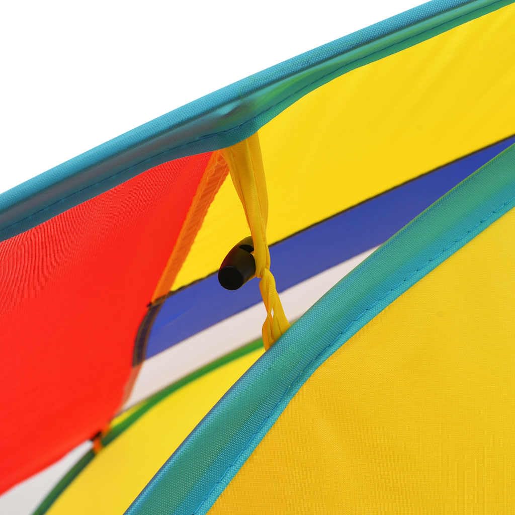 Spielzelt mit 300 Bällen XXL, Polyester und Stahldraht, 123x120x126 cm, faltbar mit Tragetasche, transparentes Netzfenster, robustes Spielhaus für Kinderzimmer, Garten, drinnen und draußen