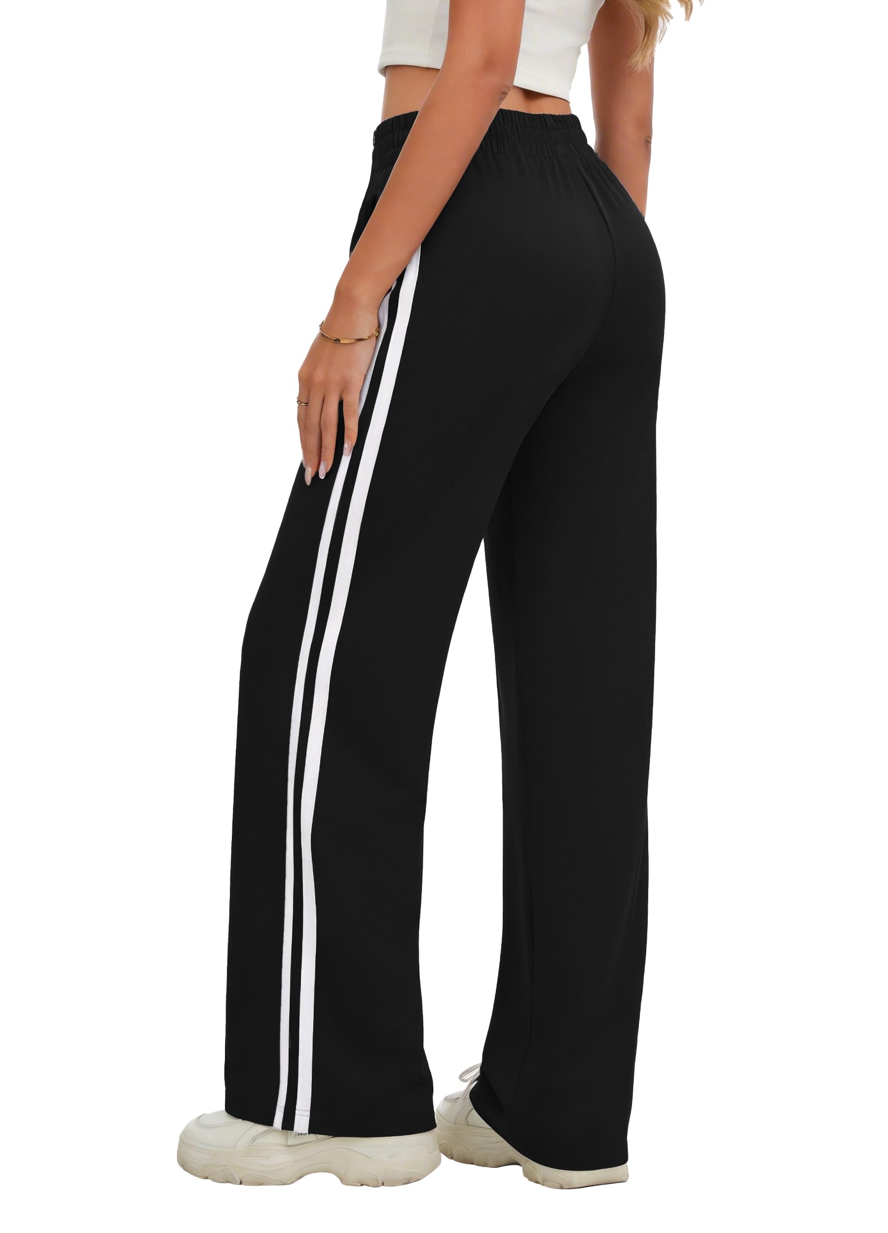 SAFORT Jogginghose Damen Lang Sporthose Weites Bein Trainingshose Freizeithose Sweathose für Alltag & Training - 2