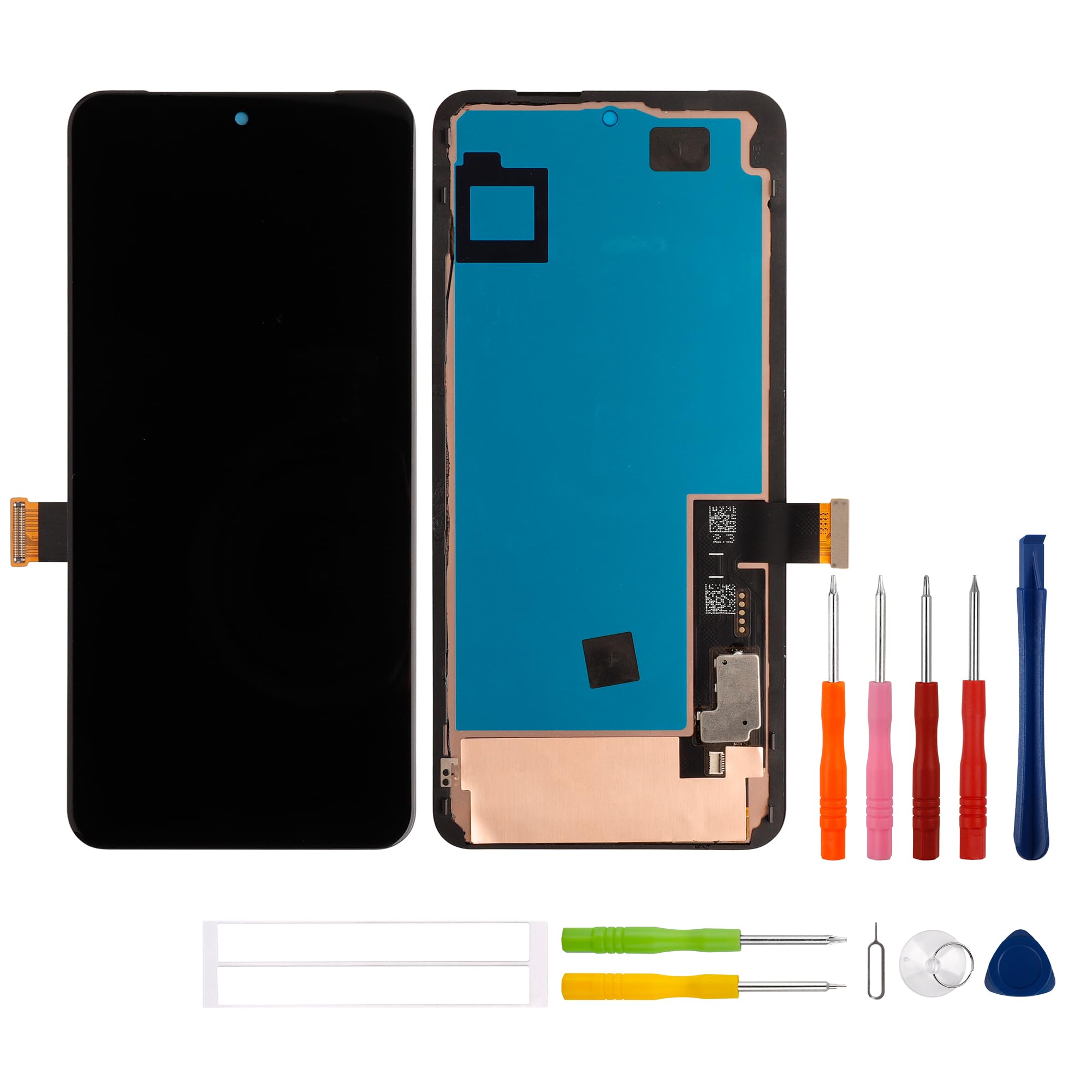 Display OLED da 6,2 Pollici Compatibile con Google Pixel 8 (Nero Senza Cornice) Display LCD sostitutivo Touchscreen + Set di Strumenti