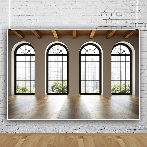 Miniatura 3 de Fondo de madera de 7 x 5 pies para oficina de negocios, fondo de madera, fondo de fotografía, hogar, casa, oficina, ventana, bandera, despedida de