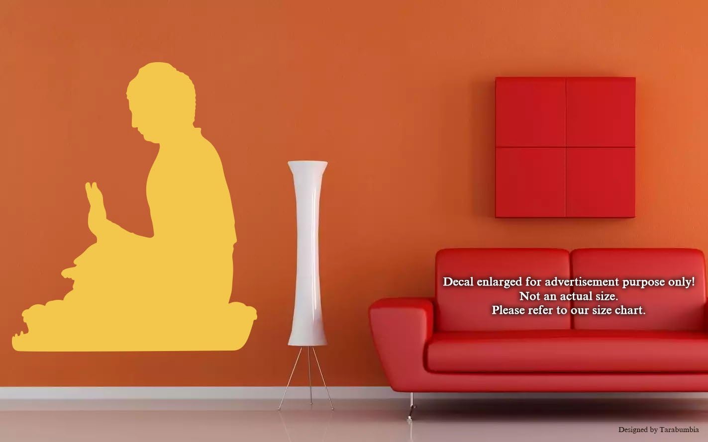 Gautama Buddha Wall Decals Stickers Decorative Design Ideas