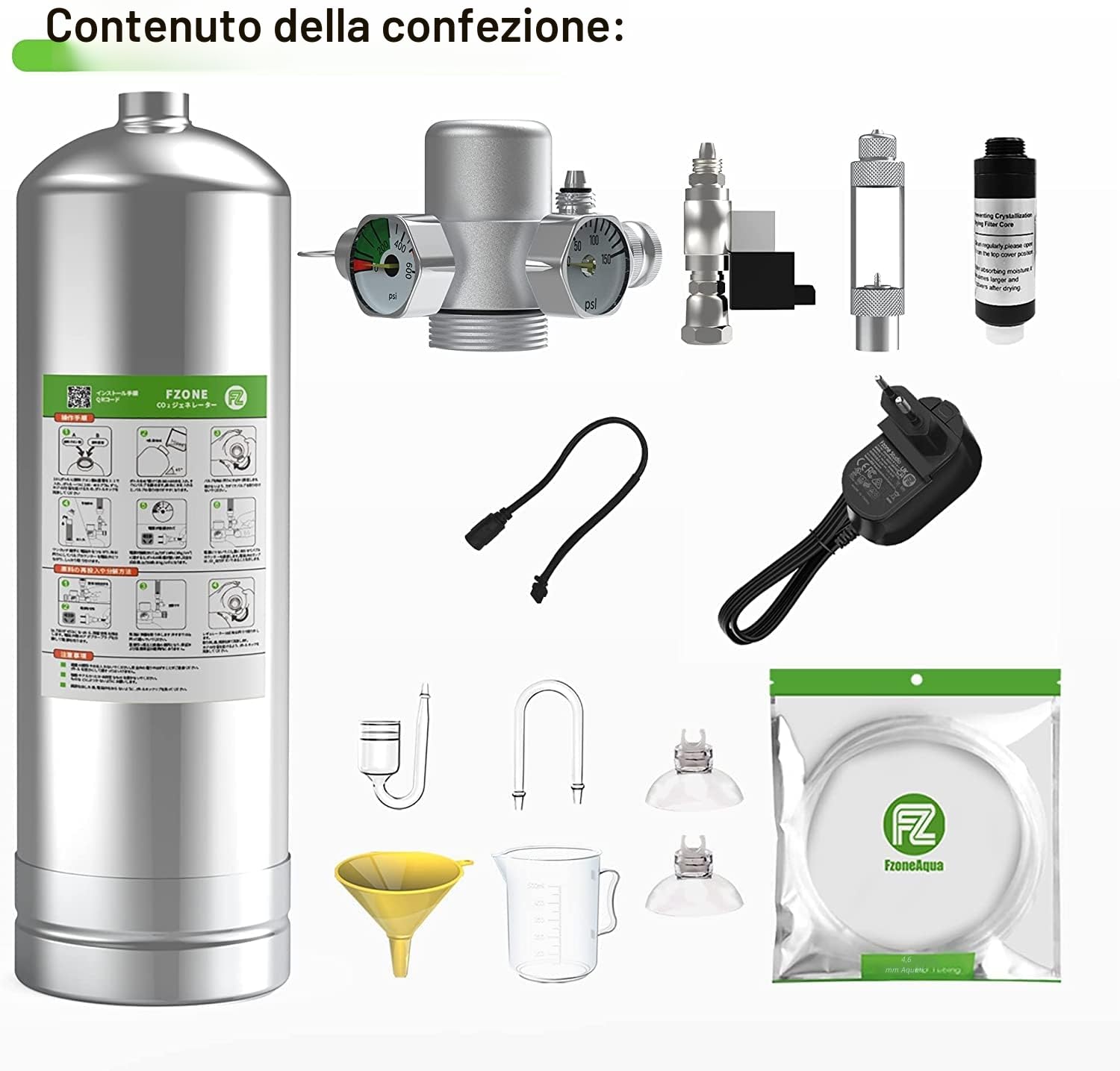 K Generatore Di Anidride Carbonica Per Acquario Con Sistema Di - Foto 11