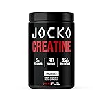 Jocko Fuel Creatine Monohydrate Powder - Creatine for Men & Women, Supplement for Athletic Performance & Muscle Health, 90 Servings 16 oz (Unflavored) (16 OZ JAR)
