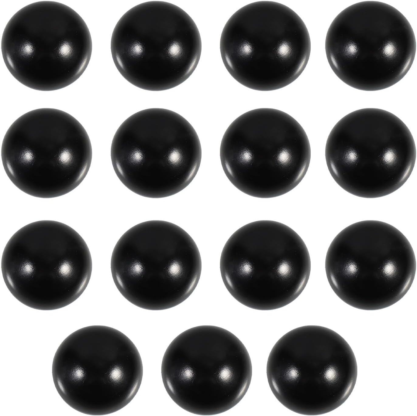Ball Knobs Simple Disassembly Black for Machine Tool Handles 15pcs and Bakelite with M6x25 Thread, Lightweight Screw Diameter 0.6cm for Industrial Equipment