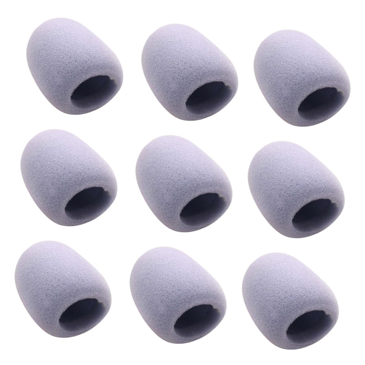 GOOHOCHY 9pcs Covers Noise Reduction Windscreen for Enhanced Recording Quality Ktv Dance Balls Conferences and Performances