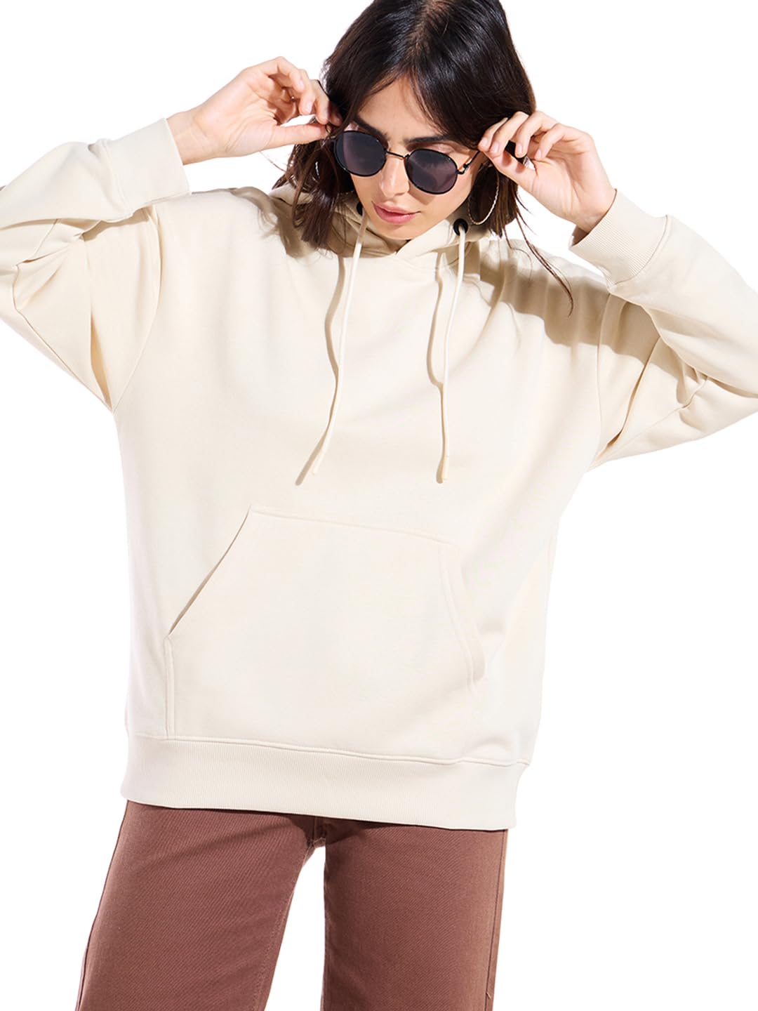 Bewakoof Women Hooded Sweatshirt Bewakoof Women Hooded Sweatshirt