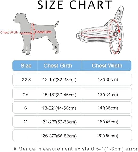 Didog SBH046PI-M No Pull Dog Harness With Soft Flannel Padded,Reflective & Quick Fit Light Weight Dog Strap Vest Harness,Easy thumb #5