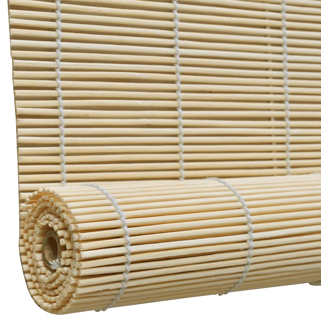 Générique Store à Rouleau Bambou Naturel 120x220 cm,Maison & Jardin, Décorations, Habillages de fenêtre, Stores vénitiens & Stores en Toile, Beige (Poids 2.3KG)