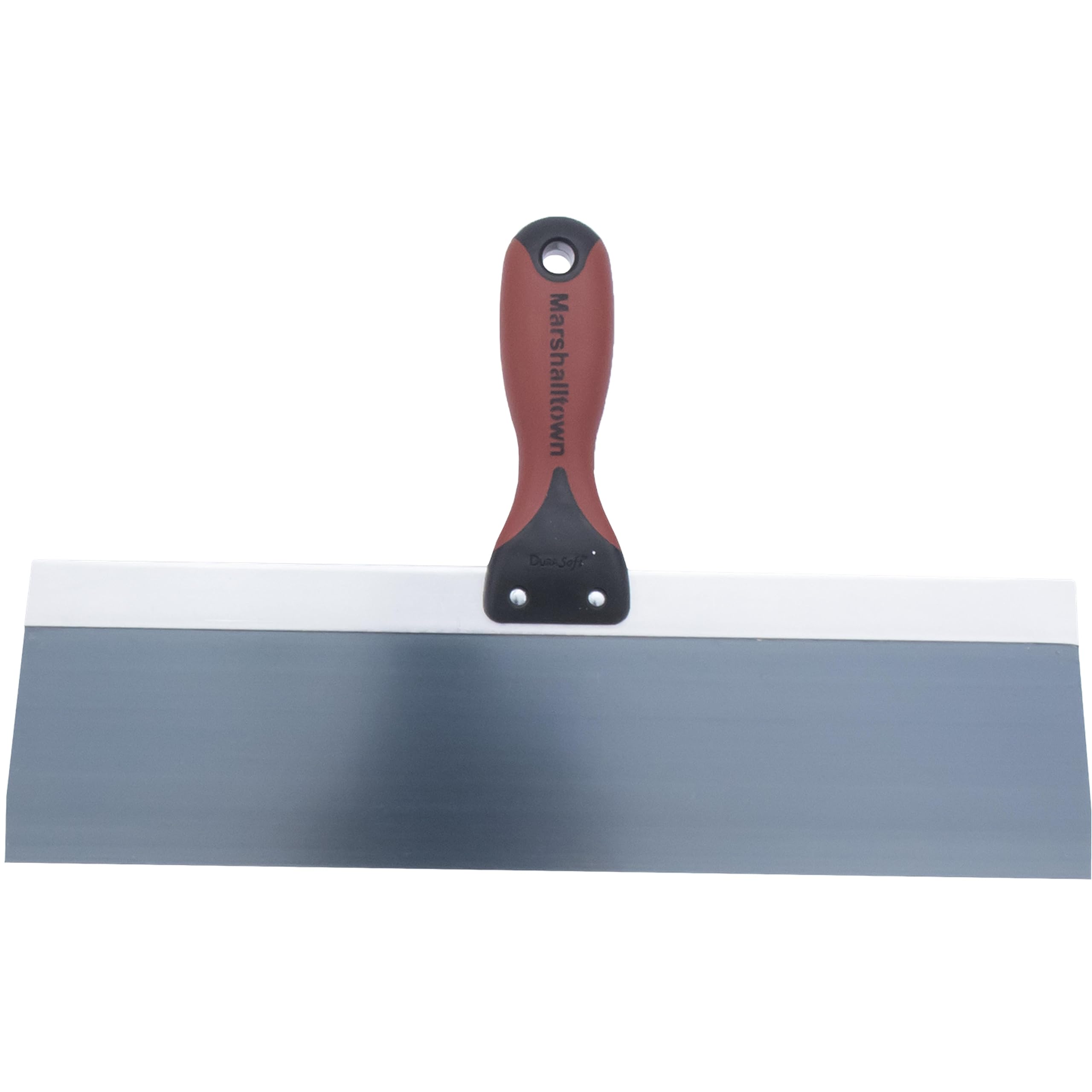 Szpachelka do powierzchni Marshalltown z uchwytem Durasoft II wykonana z niebieskiej stali, wymiar: 356x76 mm, narzędzie do