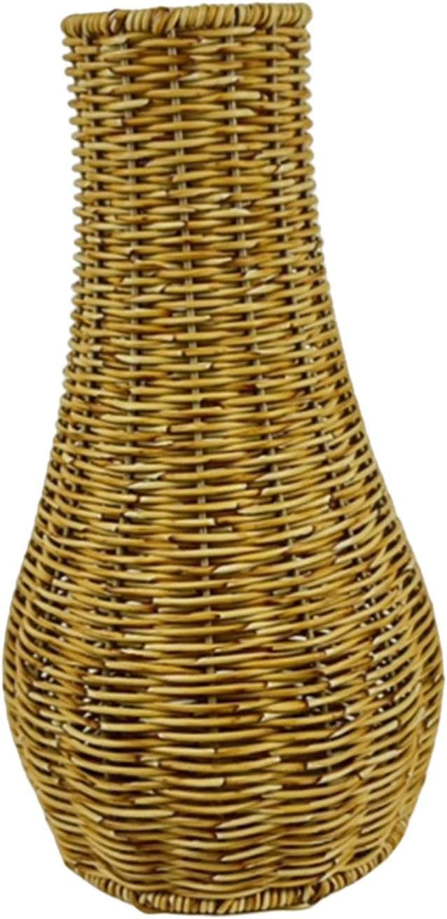Gralara Rattan Vase Wicker Vases Decoration Flowerpot