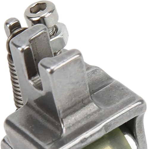 Miniatura 7 de Prensatelas para máquina de coser industrial, 1.6 x 1.2 pulgadas, rodillo de goma prensatelas resistentes a los pies, pequeña pieza de máquina de