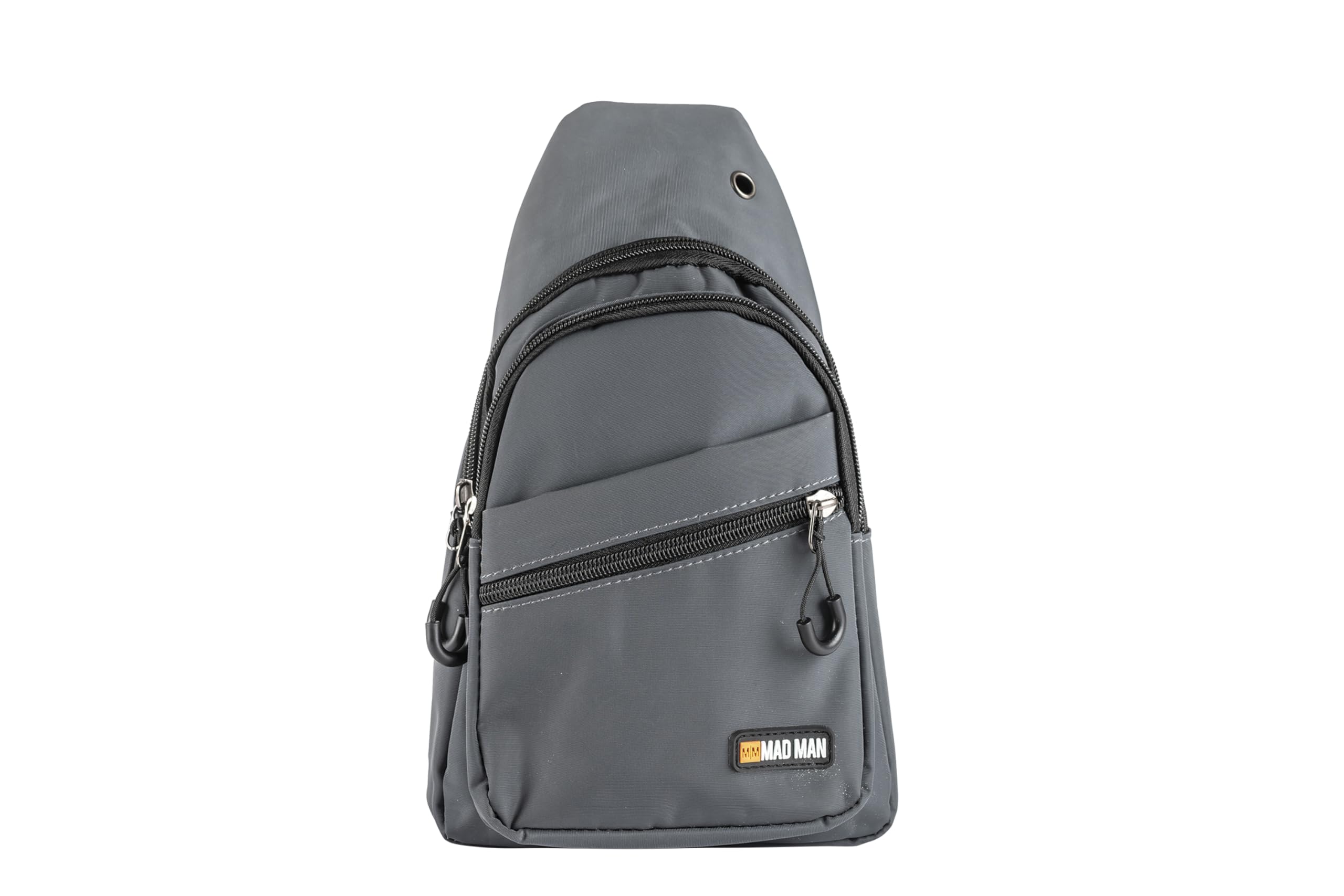 Mad Man 33242 Bandit Fastpack Sling 11.5 x 7 x 2 Inches, Durable Polyester Active Backpack, Travel Daypack, Crossbody Bag, Charcoal Grey
