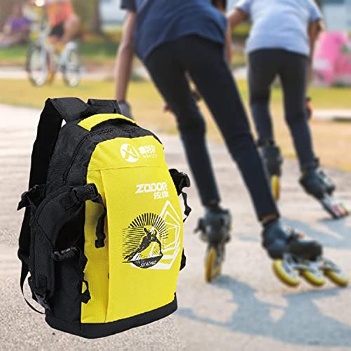 Patines de ruedas zapatos mochila patines en línea bolsa de almacenamiento equipaje bolsa para mujeres hombres