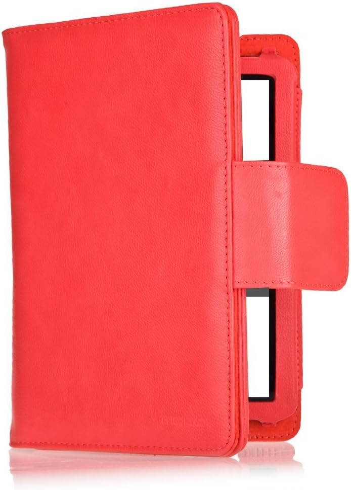 QQ-Tech Folio Laptop Style Stand Keybook for Bluetooth Keyboard Case for Kindle Fire HDX 7" Tablet (for Kindle Fire HDX 7", Red)