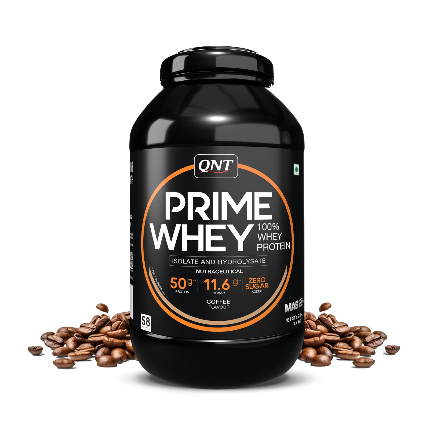 QNT Prime Whey Protein Powder for Lean Muscle Building & Weight Loss | Triple Blend(Concentrate, Isolate & hydrolysate) 2Kg | Coffee Flavor| 25g Pure ...