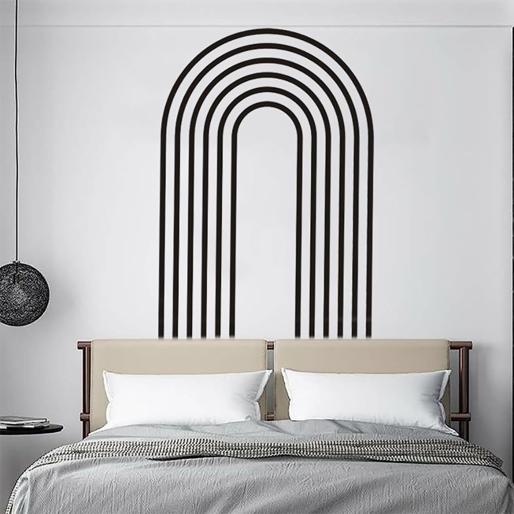 Modern Arrow Wall Sticker Set - 44 Removable Triangle Pattern Decals For Nursery & Home Decor