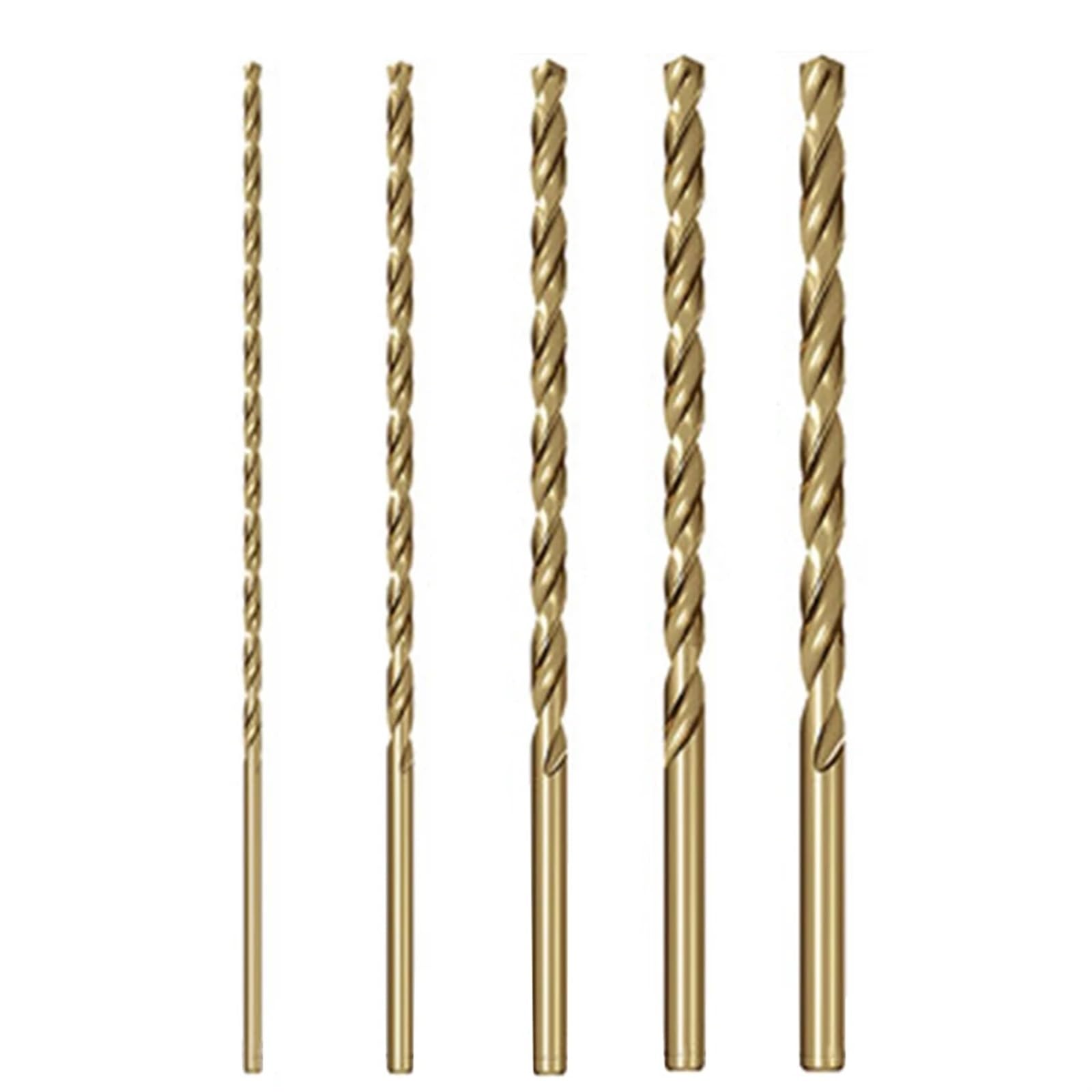 Broca helicoidal extendida M35 con contenido de cobalto de 200 mm for metal, madera, acero inoxidable, broca for agujeros profundos de 2,5 a 10 mm, herramientas de broca, 1 pieza(6x200mm 1pcs)