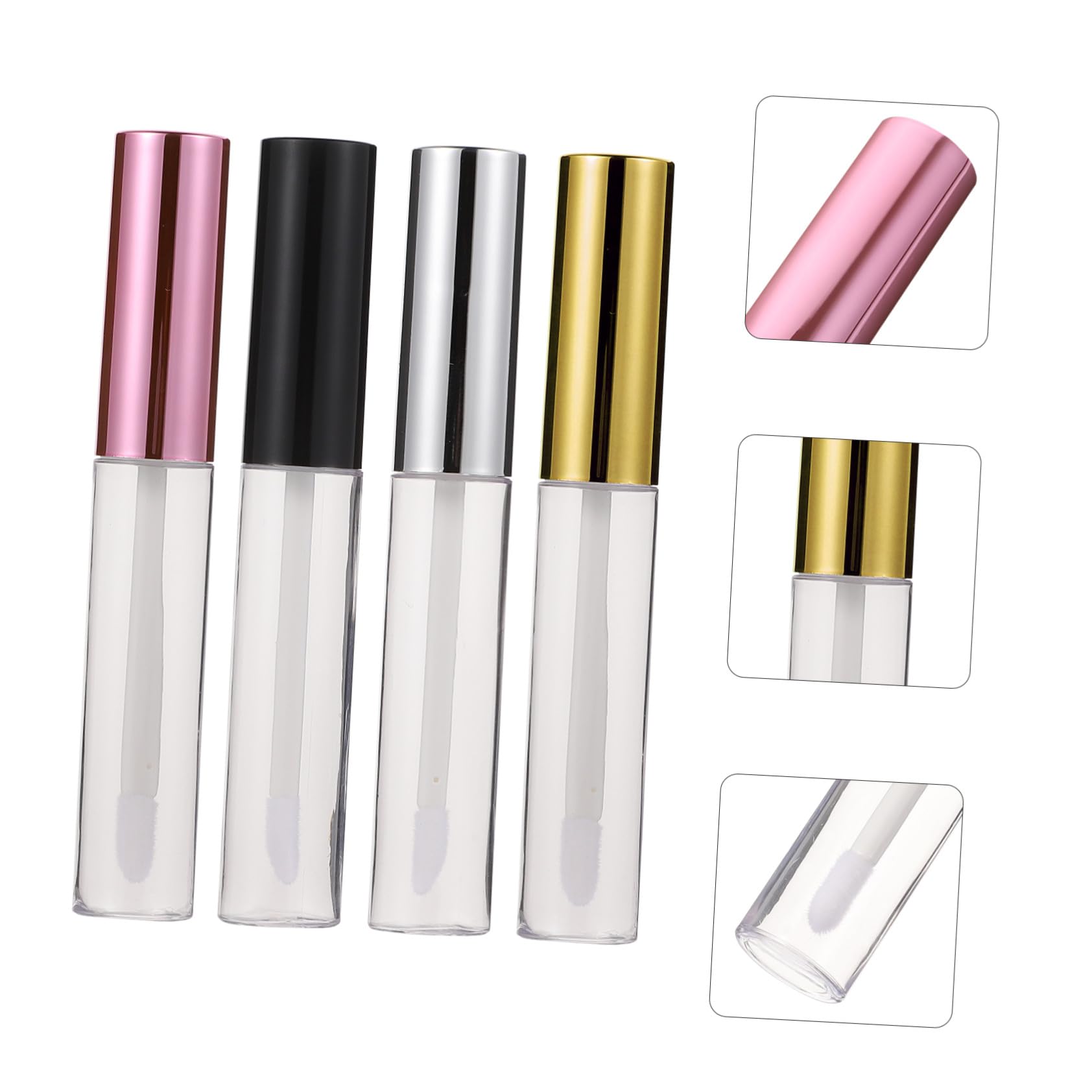 10ml Klare Lippenbalsamflaschen Abs Reise Lipgloss Tubes Transparent Wiederverwendbar 40 Stück