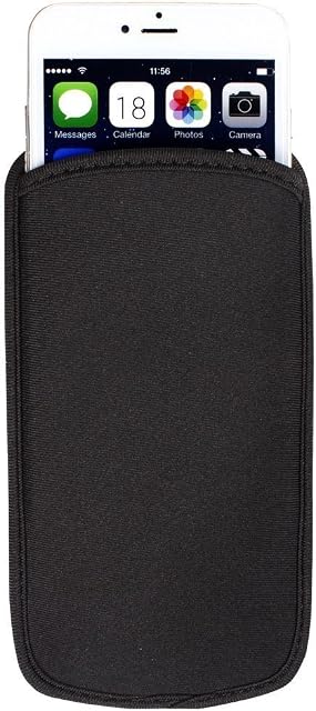 Universal Neoprene Mobile Phone Sleeve Shock Absorbing proof Pouch Case for iPhone 13 Mini, iPhone 12 iPhone SE Samsung Galaxy S21 S20 Google Pixel 5 4a
