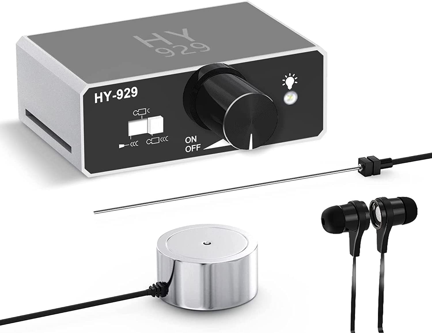 Amazon.co.jp: SAEYZ コンクリートマイク 超高感度 壁マイク 集音