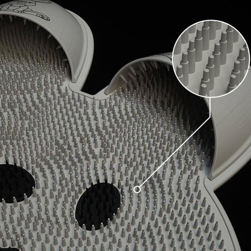 Miniatura 3 de Alfombrilla de masaje de silicona multifuncional, 2024, nuevo limpiador de pies de ducha, tapete de masaje de baño de conejo, almohadilla