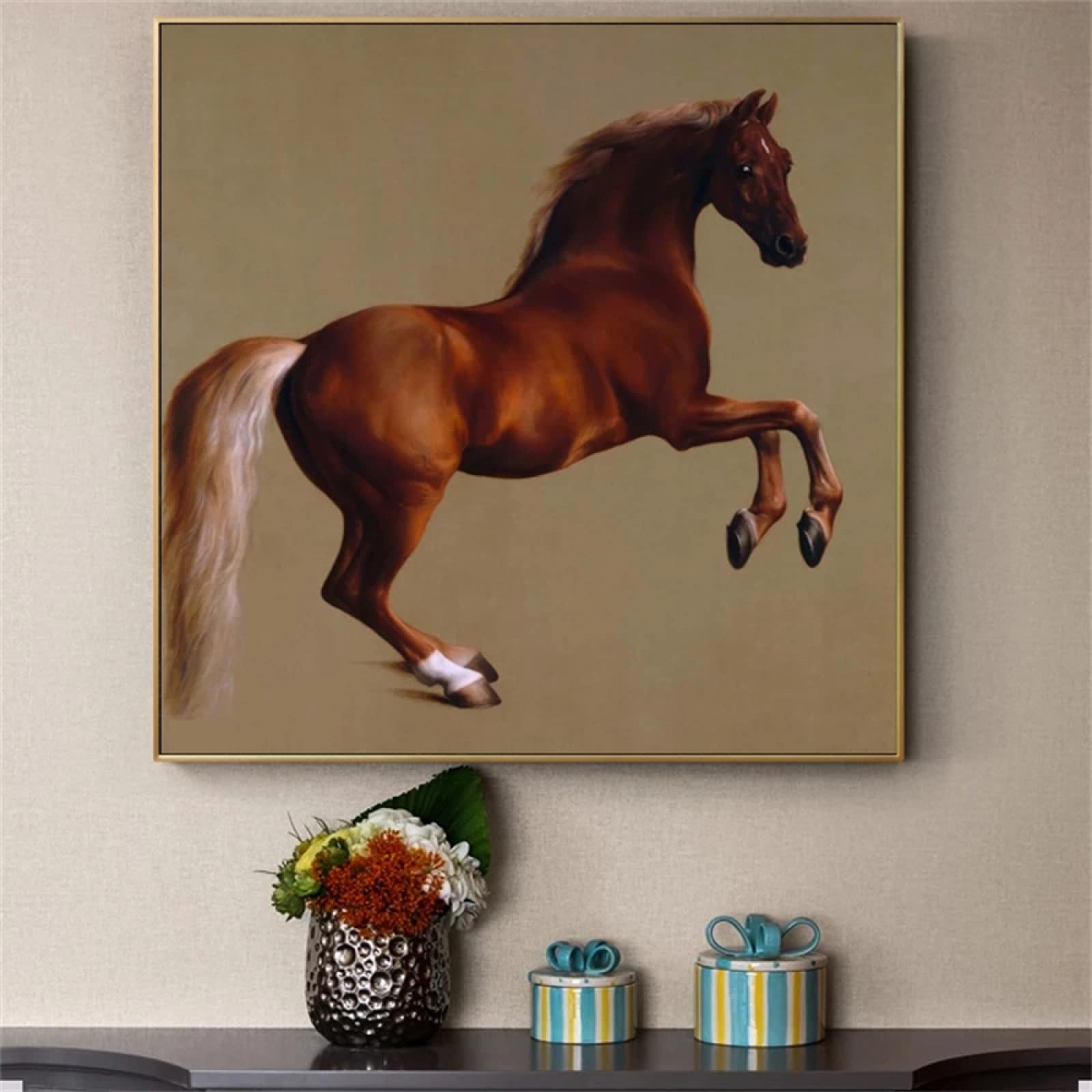 Amazon.co.jp: 有名な絵画ホイッスルジャケット ジョージ・スタッブス