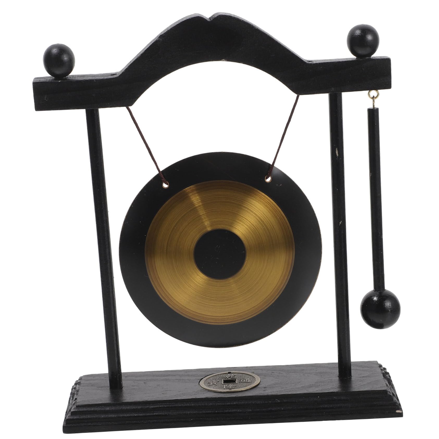 COSMEVIVI Gong Ornament Chinese Decorations Feng Shui Home Tabletop Gong Adornment Zen Decor