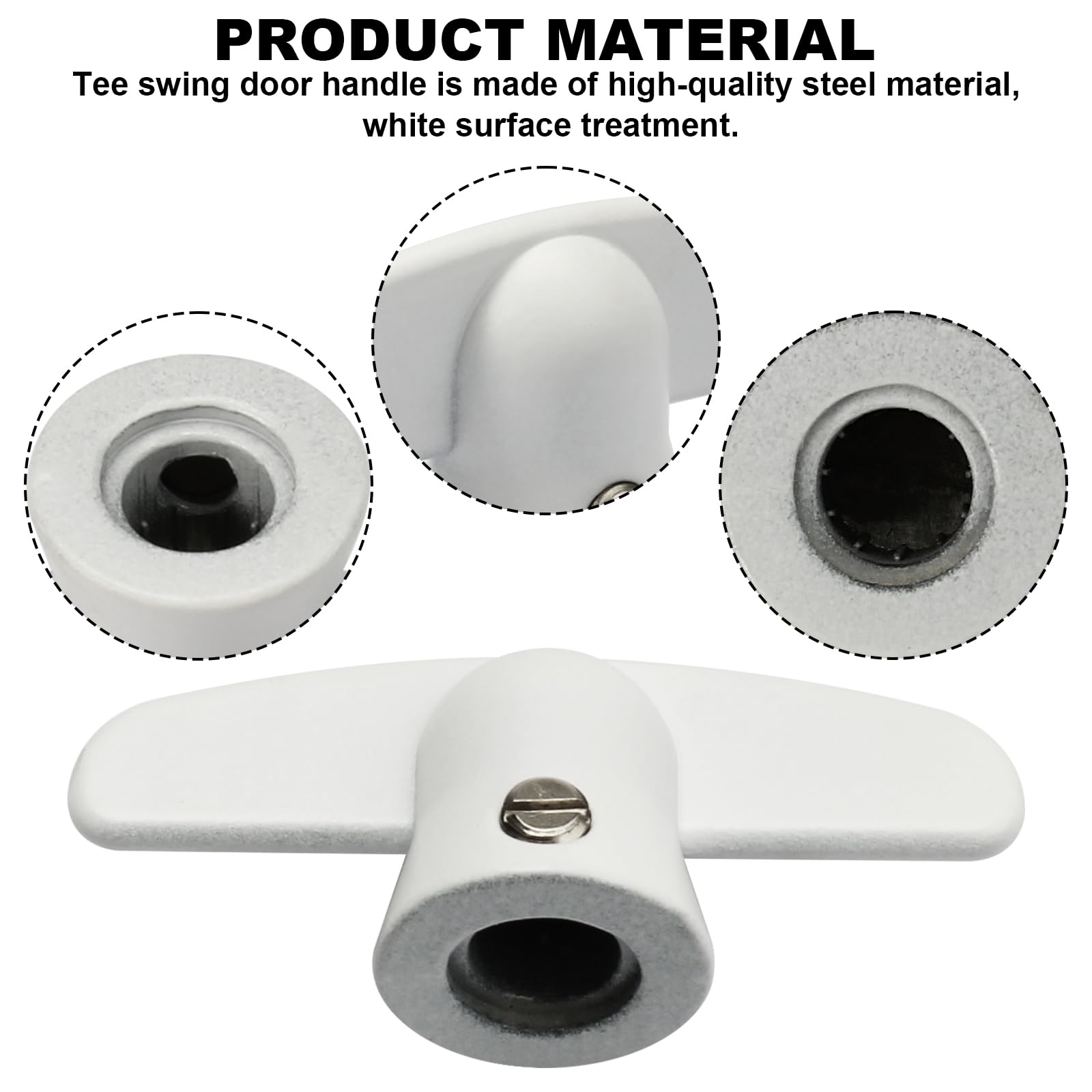 VIDABTE 3/8 Butterfly Wing Nut THandle For Pella