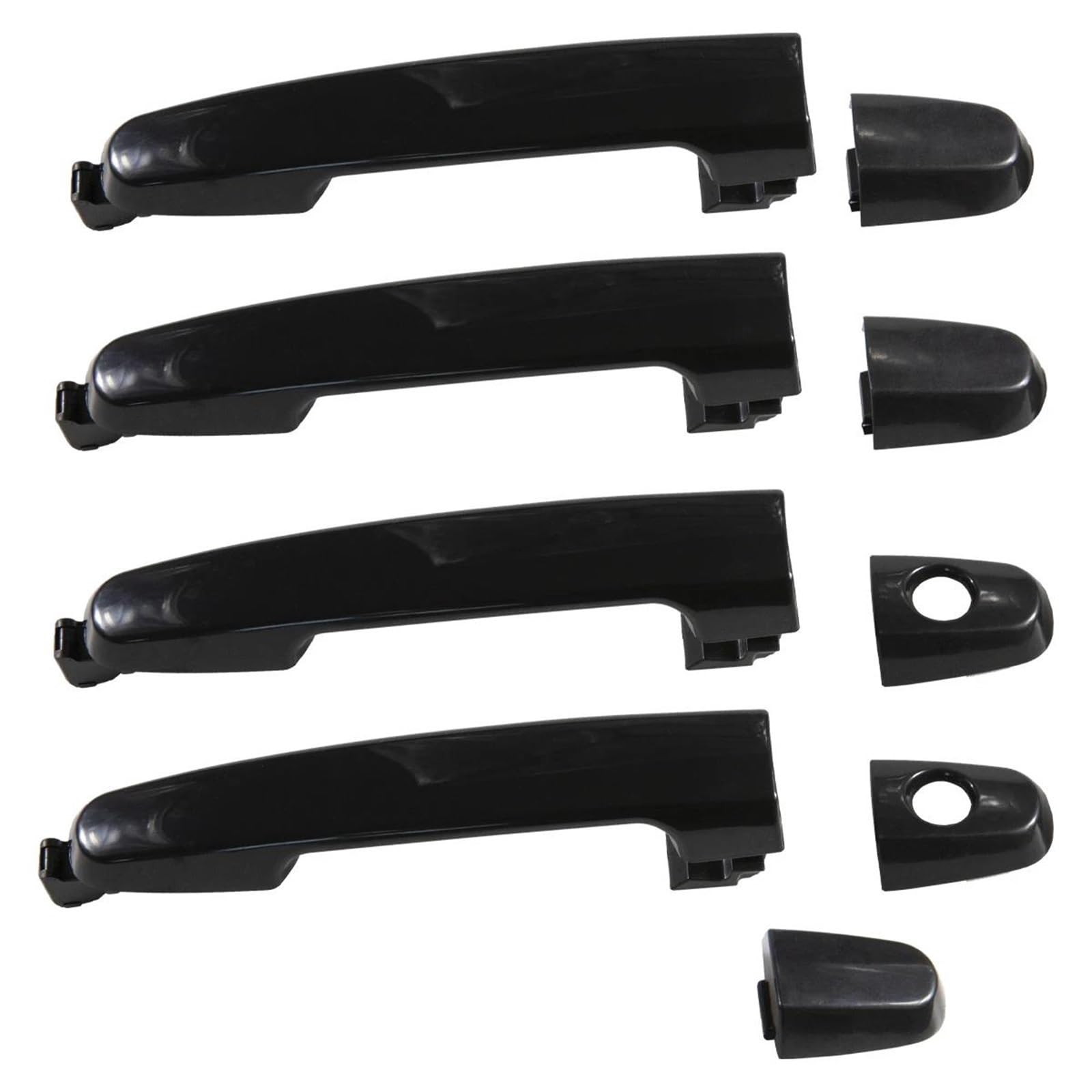 YESKIT Car Door Handle Cover Exterior Moulding Trim Accessories for Lexus ES300 2002-2003