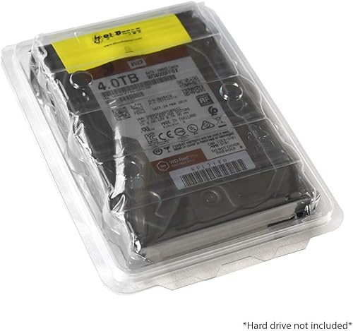 Miniatura 7 de Funda de plástico ESD Clamshell para discos duros internos de 3.5" (3.5" 10 unidades)