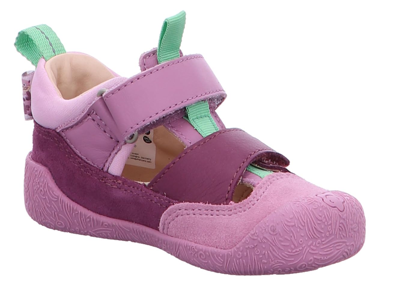 Affenzahn Sandali primi passi in pelle Freely con chiusura in , flessibili, traspiranti, leggeri, taglia 19-26