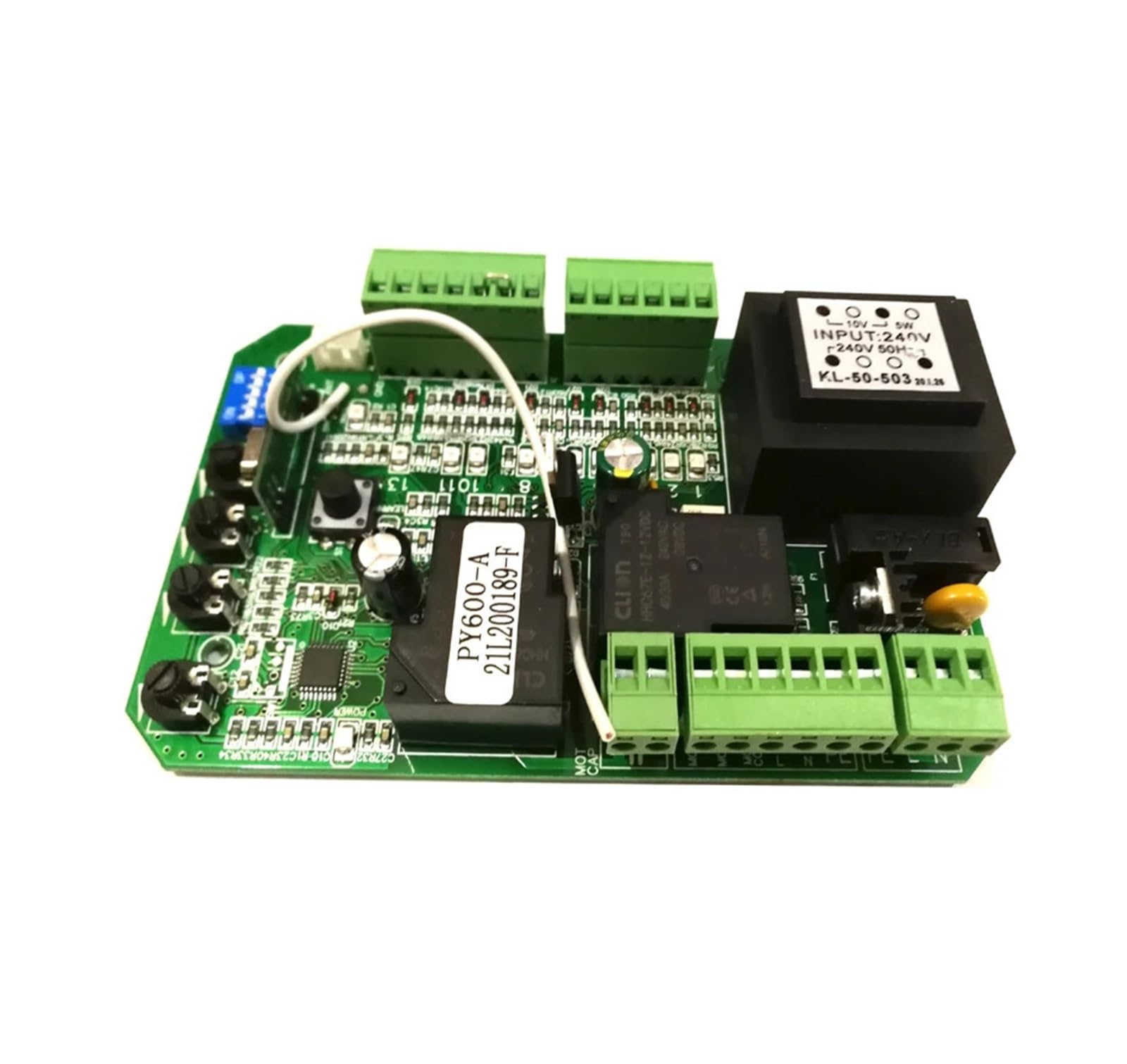 Versione Universale Apri cancello Scorrevole Motore Scheda Madre Scheda sostituita Circuito 433,92 MHz Rolling Code Telecomando(12 remotes Kit)
