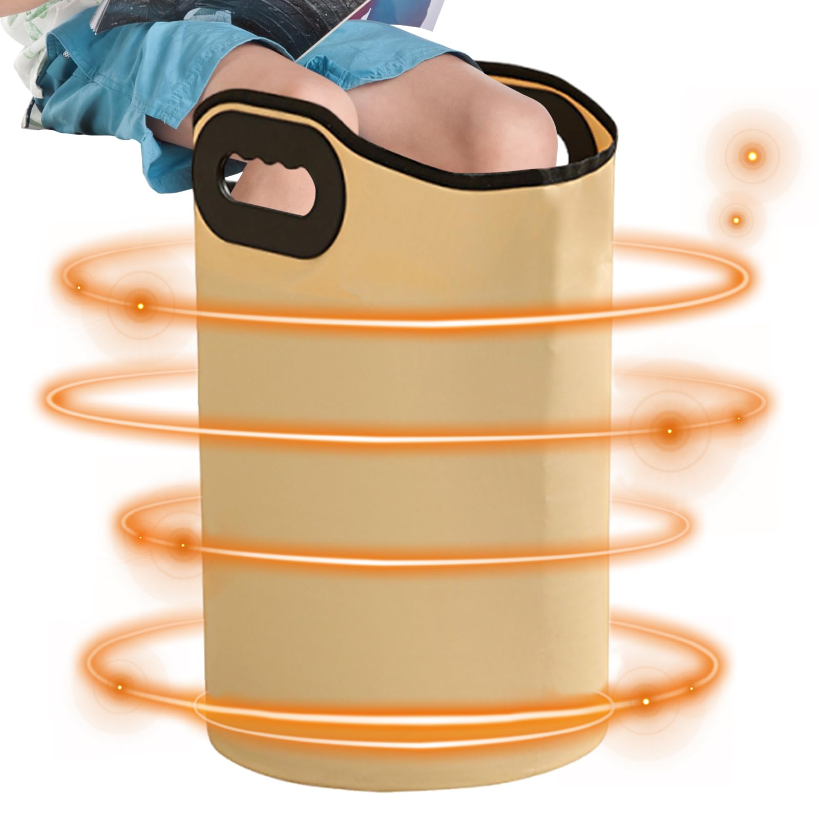 Bain de pieds pliable 23L imperméable avec zone de séchage rapide