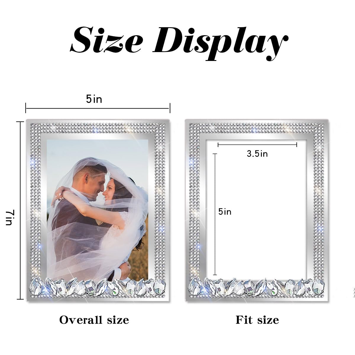 Rhinestone Glitter Frames Vector Silver Frame Sequin Rhinestone
