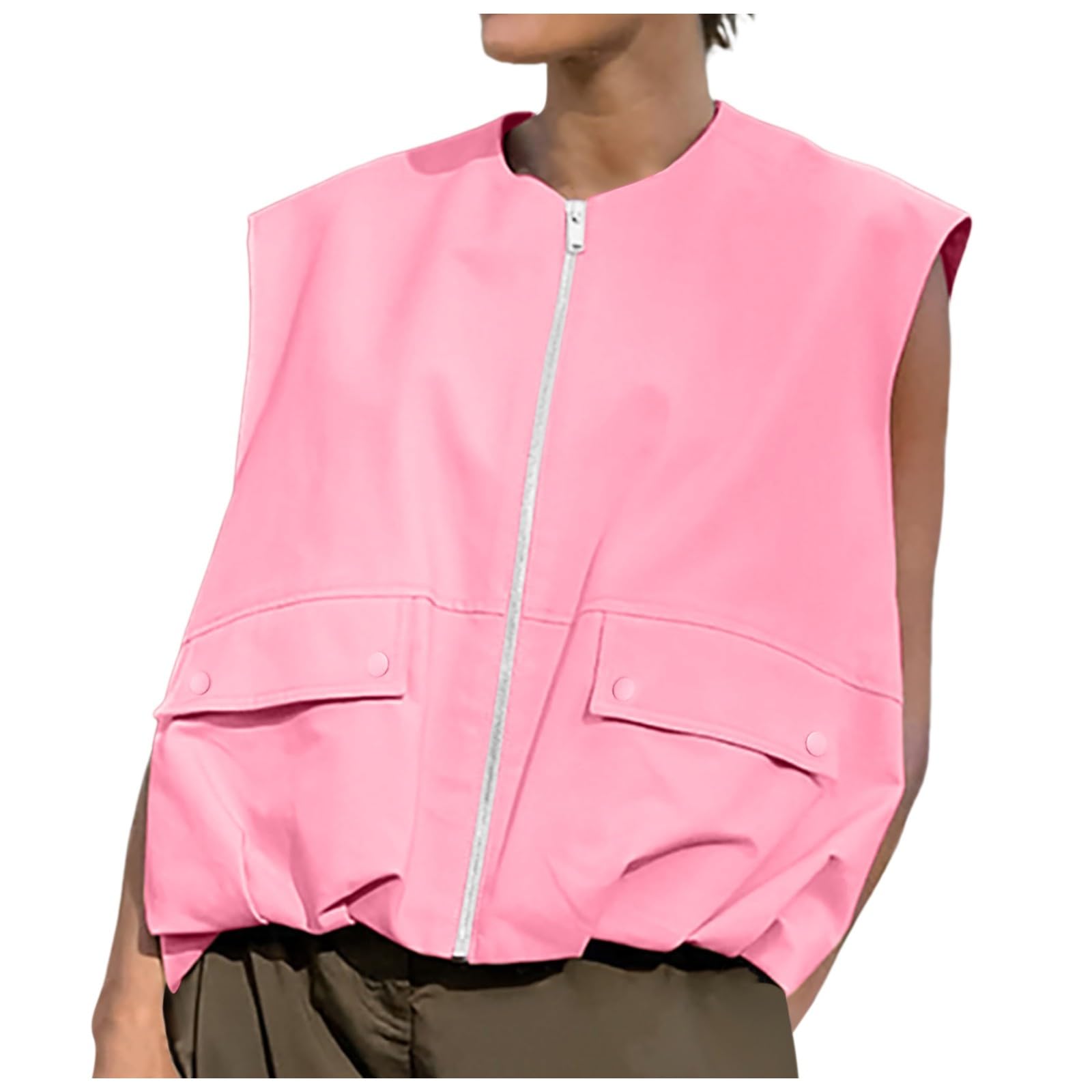 Blusen & Tuniken für Damen,Bluse Damen Elegant Ärmellose T-Shirt V Ausschnitt Crop Tops Shirt Lässig Klamotten Teenager Locker Passform Blusen Longshirt Mit Leggings