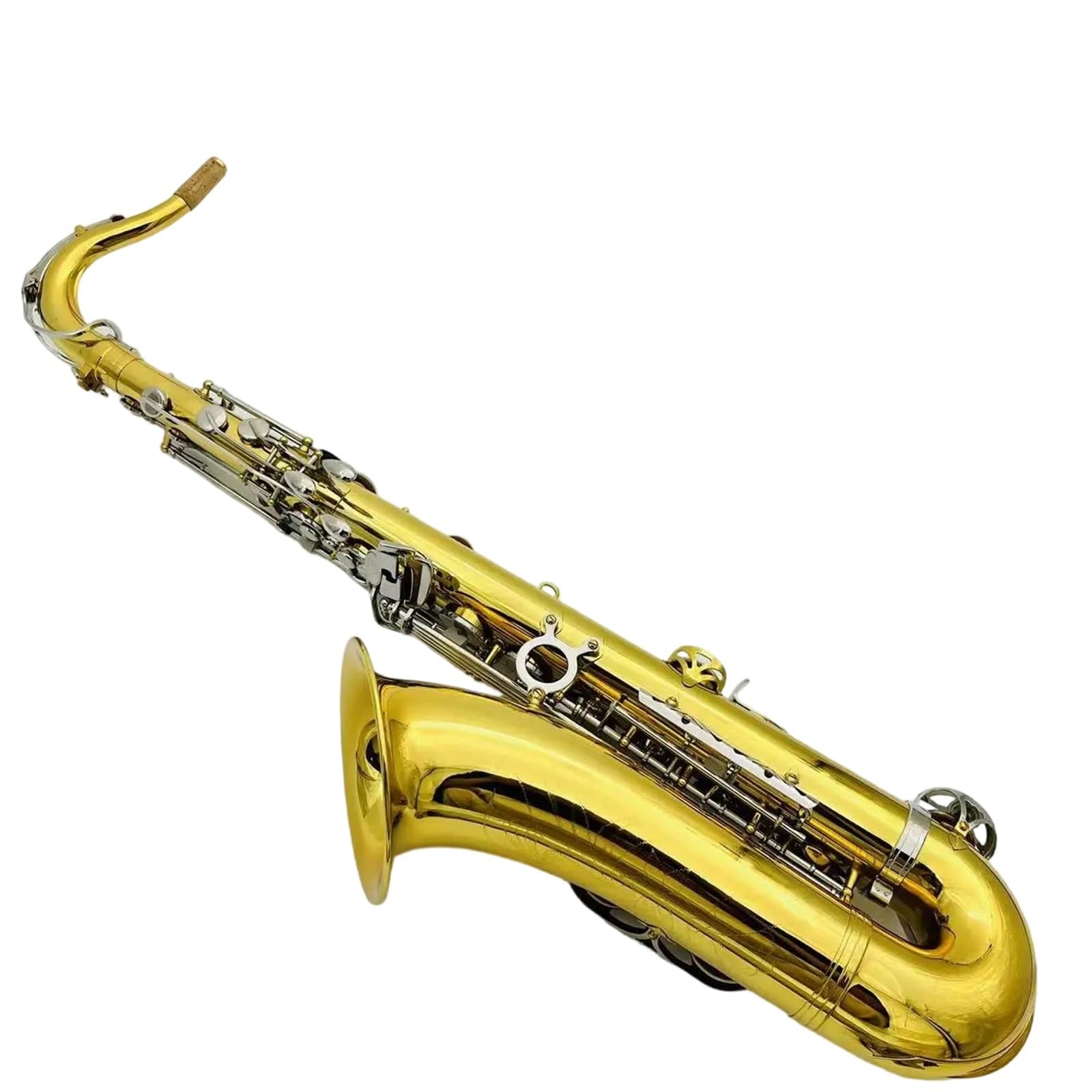 Saksofony Dla Początkujących Saksofon Tenorowy B Dur Wykończenie Mosiężne Profesjonalny Instrument Dęty Drewniany Z Akcesoriami(2)